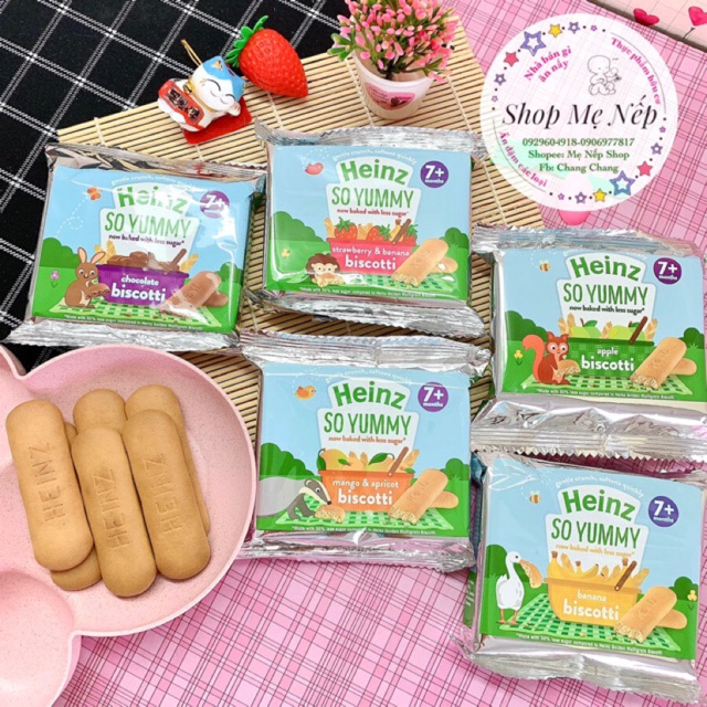 Bánh Quy Ăn Dặm Heinz 7m+
