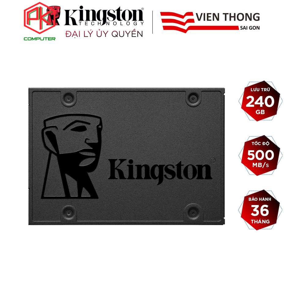 Ổ Cứng SSD KINGSTON 240GB A400 2.5 SATA III  Bảo Hành Chính Hãng