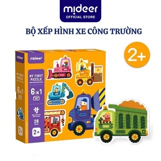 Đồ Chơi Ghép Hình Cho Bé Mideer My First Puzzle Busy Building
