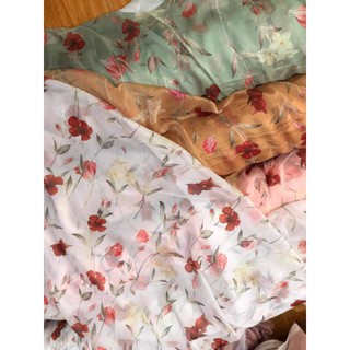 Vải tơ xước hoa