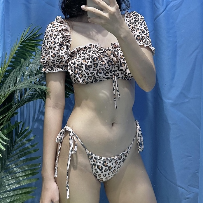 Đồ bơi hai mảnh BOLD BIKINI Hali hoạ tiết Cheetah