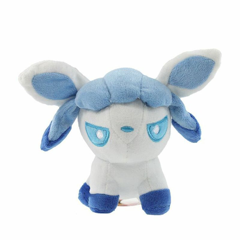 Thú nhồi bông hình Eevee Leafeon Umbreon Jolteon Pokemon mini 13cm dễ thương