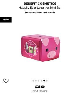 Bộ Trang Điểm Benefit Pig 2019