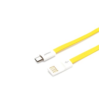 Cáp Pisen Flat Micro USB 200mm (Vàng)