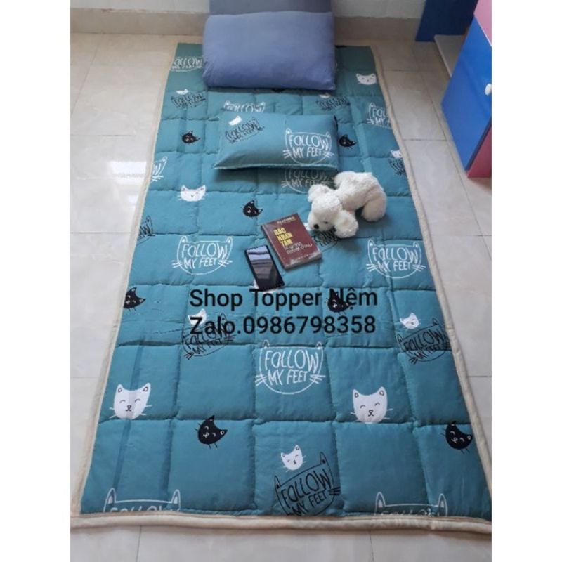 Nệm ngủ Văn Phòng - Nệm Du Lịch size 90x200cm. Gấp gọn, kèm túi đựng nệm tiện dụng.