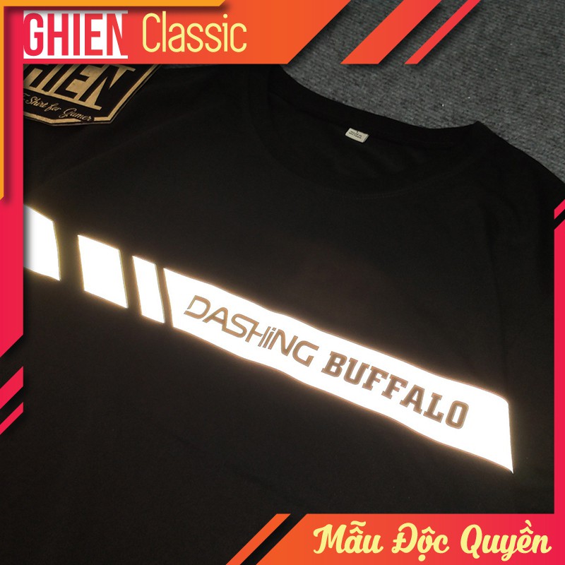 Áo thun UMAD unisex gaming LOL Dashing Buffalo phản quang esports nam nữ tay ngắn (40kg-110kg)