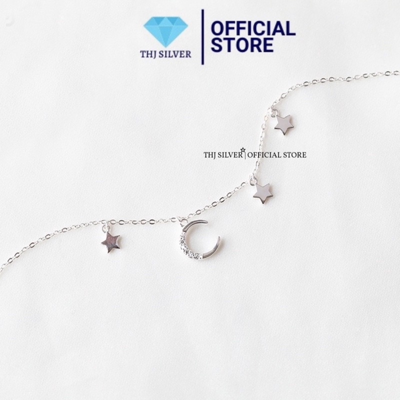 Lắc tay nữ THJ trăng sao nhỏ xinh - bóng đẹp