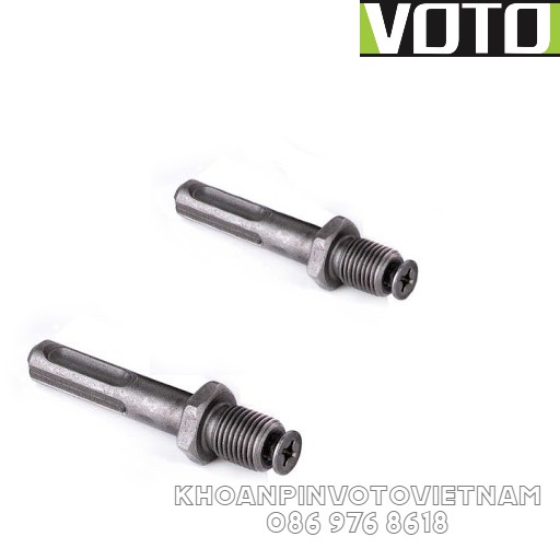 Đầu nối chuyển đổi máy khoan đầu gài sang đầu kẹp mang ranh cán vuông và cán tròn 1/2 inch Voto