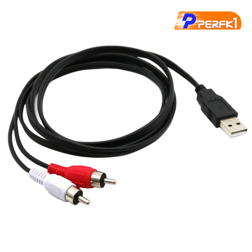 Cáp Chuyển Đổi 1.5m Usb 2.0 Female Sang 2x Rca Male Video A / V