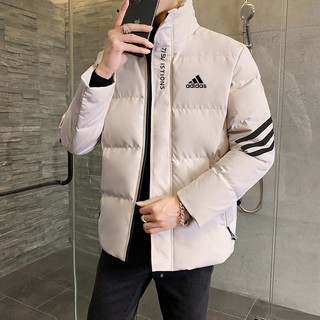 Áo Khoác Cardigan Adidas Cotton Dày Dặn Dáng Rộng Có Mũ Trùm Phối Khóa Kéo