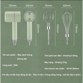Máy đánh trứng tay cầm 3 trong 1