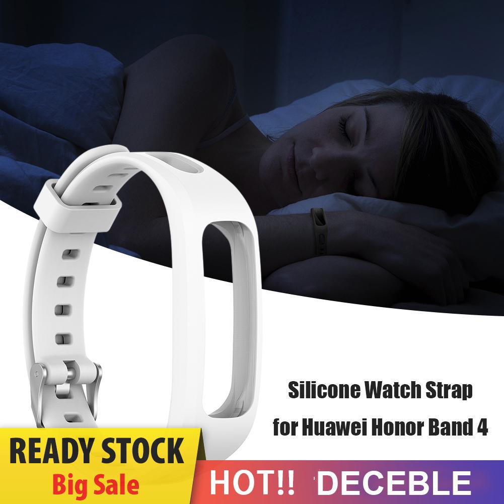 Deceble Silicone Watch Band for Huawei Honor Band 4 Running Version/Huawei Band 3e