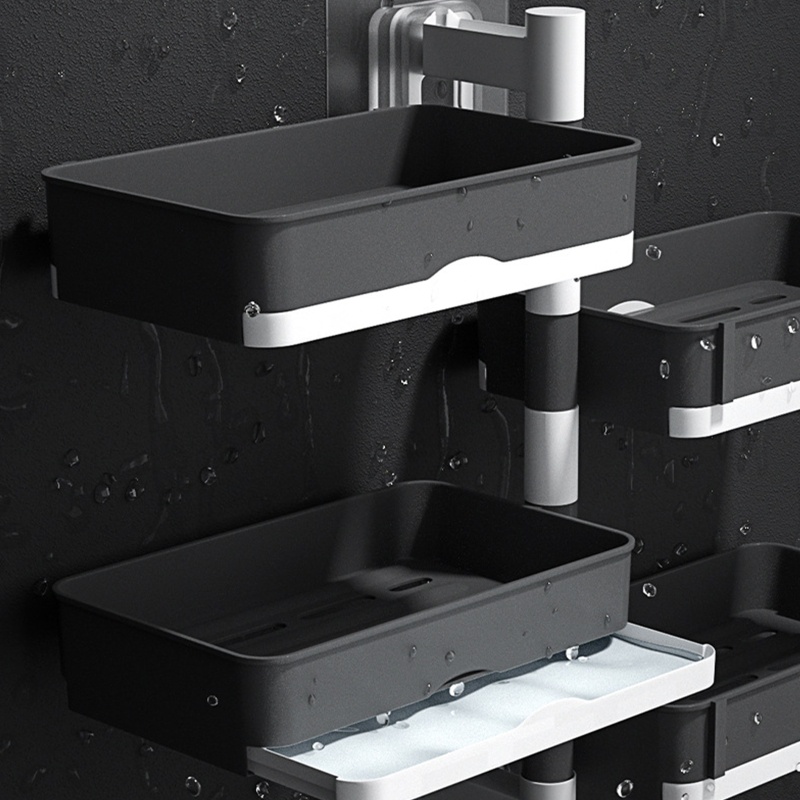 Giá Đỡ Xà Phòng 4 Tầng Gắn Tường Nhà Tắm Tiện Lợi