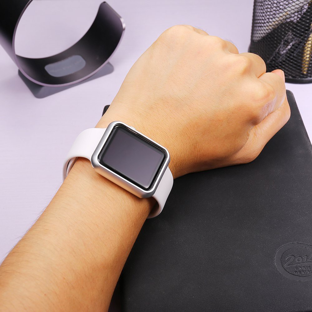 Sale 70% Khung bảo vệ bằng hợp kim nhôm cho đồng hồ Apple Watch, Giá gốc 53,000đ - 6C94