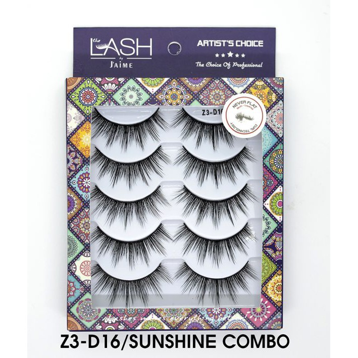 Mi Lụa - Z3D16 5 CẶP - 3D Silk Lashes - The Lash By Jaime