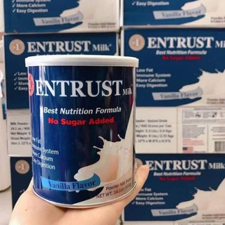 Sữa bột không đường entrust nonfat dry milk 400g - mỹ 2023