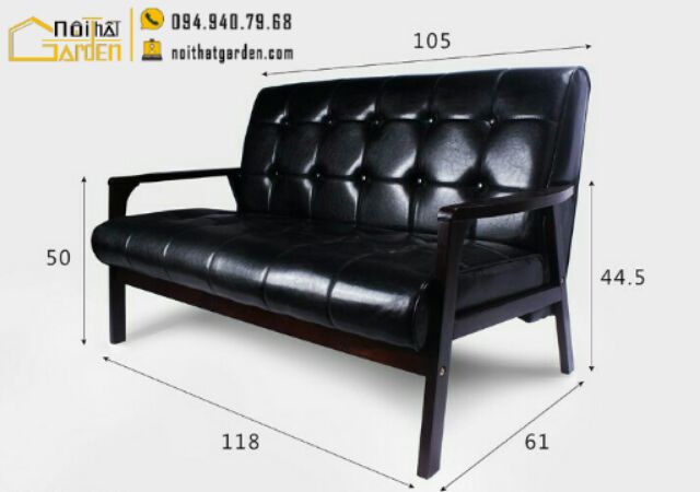 Sofa đơn, sofa băng 1m2, sofa băng 1m5, sofa tay gỗ, ghế sofa phòng khách sang trọng