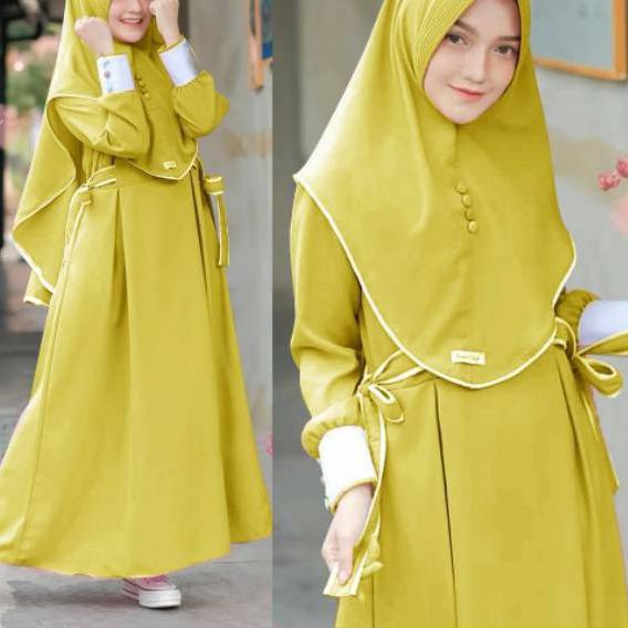 (hàng Mới Về) Bộ Mỹ Phẩm Dưỡng Da Nessa Syari Khimar / Gamis / Trực Thăng Be7...