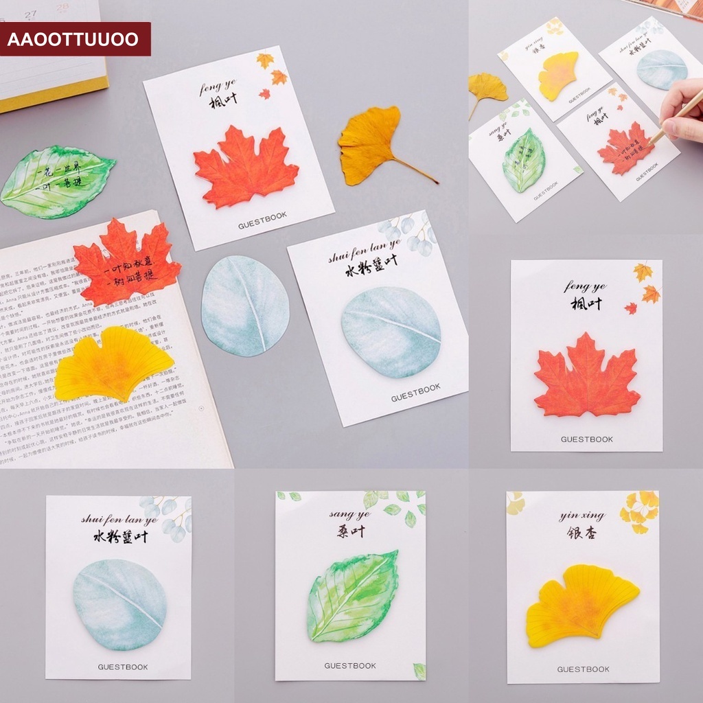 Maple Fall Leaves Craft Self-Adhesive Autumn Fall Leaf Shapes Stickers for Kid's Toddlers Art Craft Party Decoration