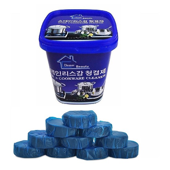 KEM CHÀ RỬA ĐÁNH BÓNG NỒI CHẢO SIÊU SÁNG OVEN HÀN QUỐC CAO CẤP.