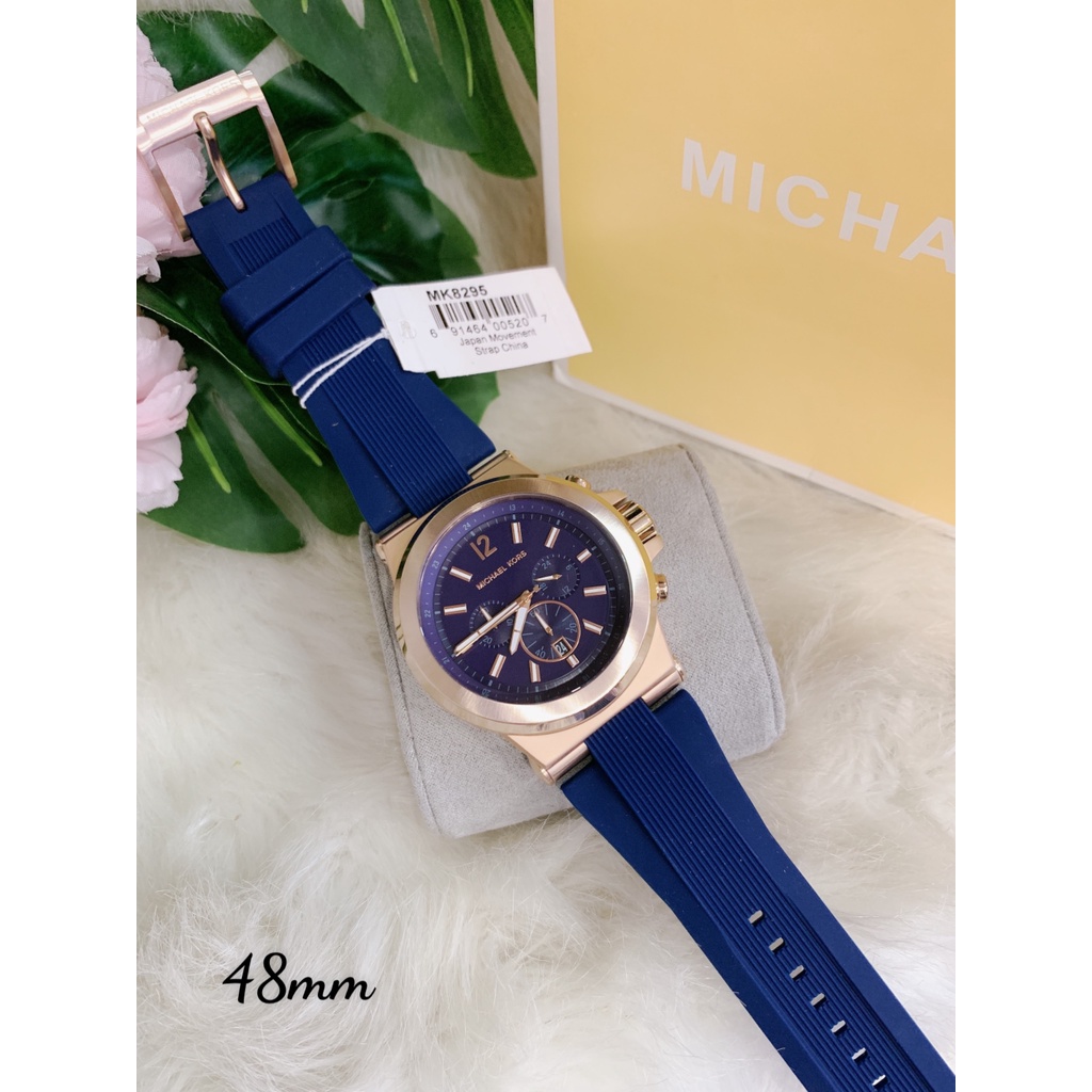 Đồng Hồ Nam Michael Kors Dylan Chronograph , Dây Cao Su , Size 48mm