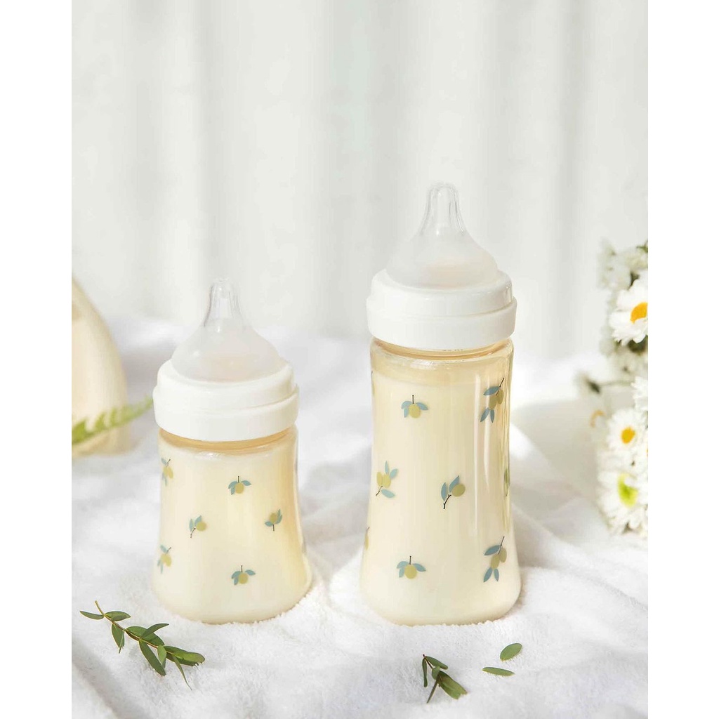 Bình Grosmimi Olive/Cherry/Gấu Dotcom size 200ml - 300ml nội địa Hàn