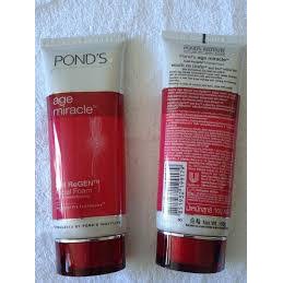 Sữa rửa mặt Pond's đỏ chống lão hóa Age Miracle 100g