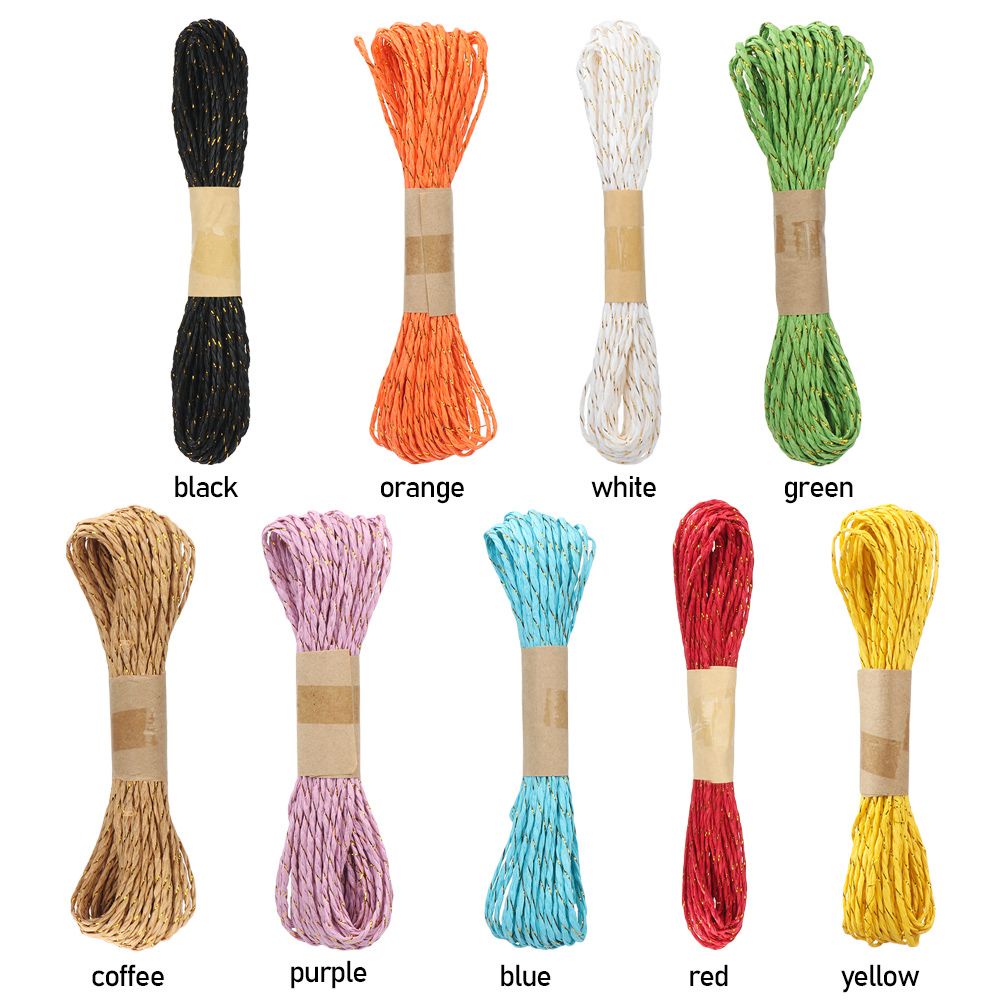 Cuộn Dây Ruy Băng 10m Nhiều Màu Sắc Dùng Trang Trí Hộp Quà Giáng Sinh / Đám Cưới Diy