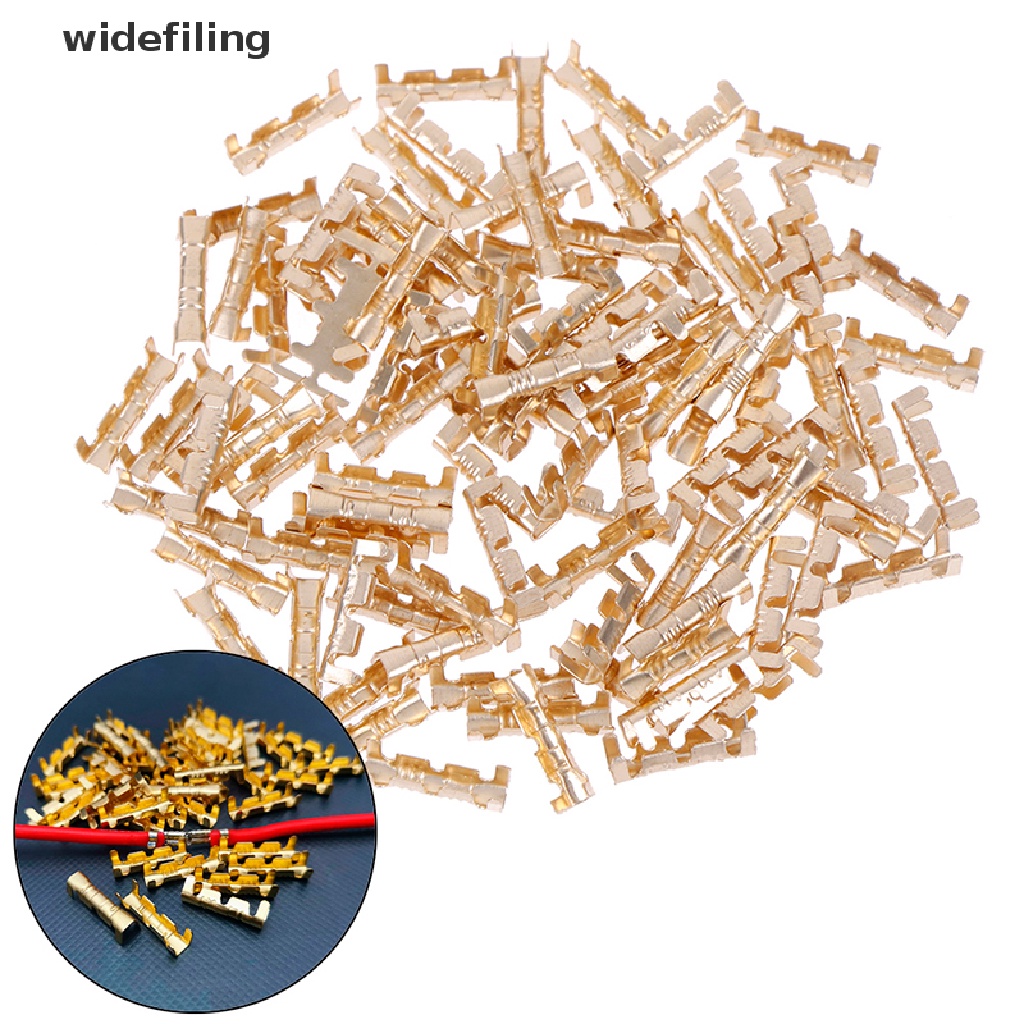 Set 100 đầu nối uốn dây điện bằng đồng 0.5-1.5mm2 chuyên dụng