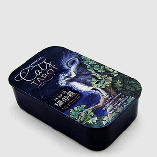 [Tarot] Bộ Bài Bói Mystical Cats Tarot Hộp Sắt Cao Cấp  shoptarotvn