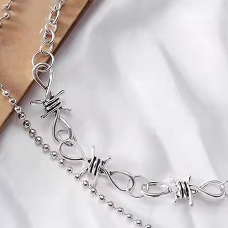 Dây Xích Bằng Hợp Kim Hai Lớp Trang Trí Quần Dài Phong Cách Punk Hiphop