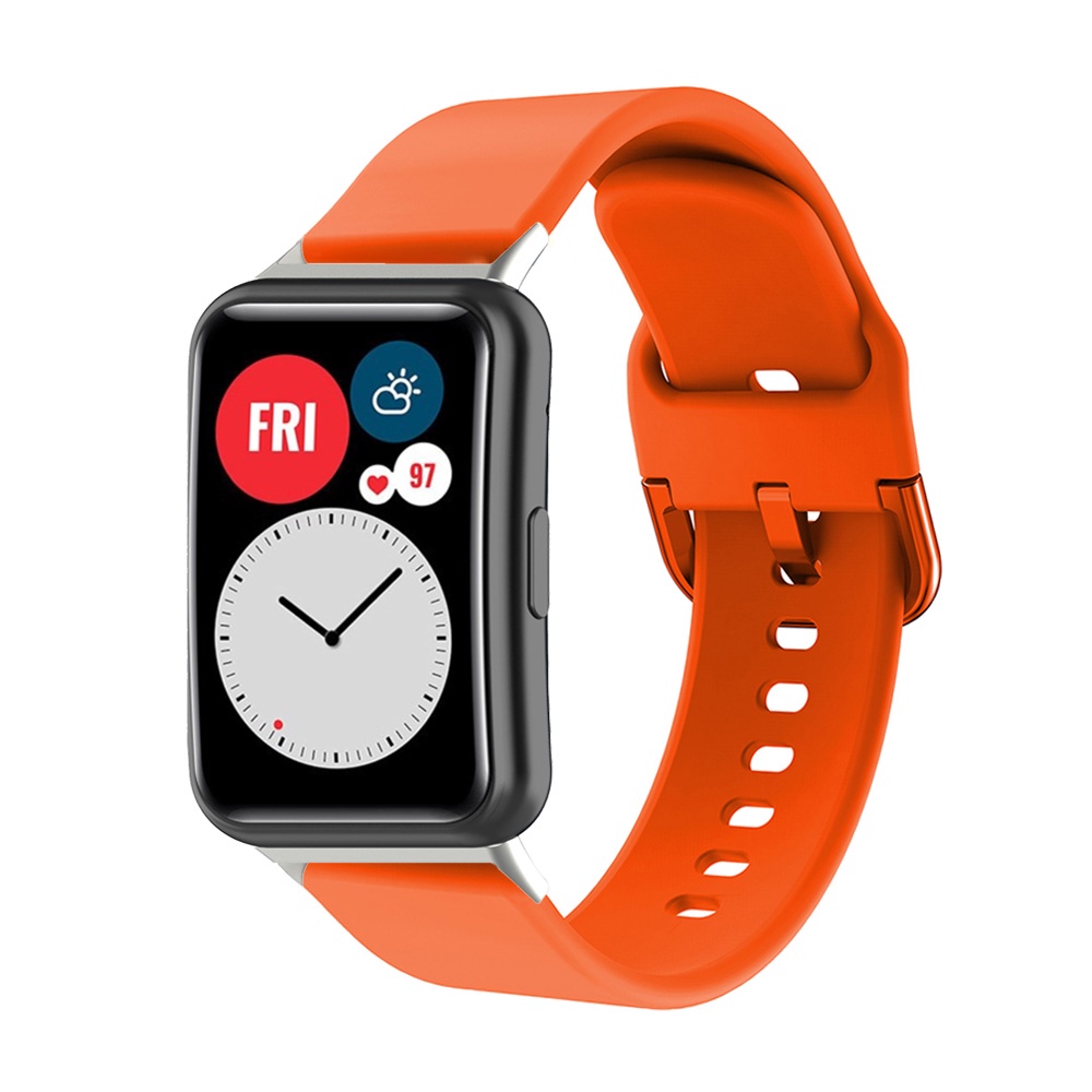 Dây đeo silicone nhiều màu thoáng khí cho đồng hồ Huawei Watch Fit