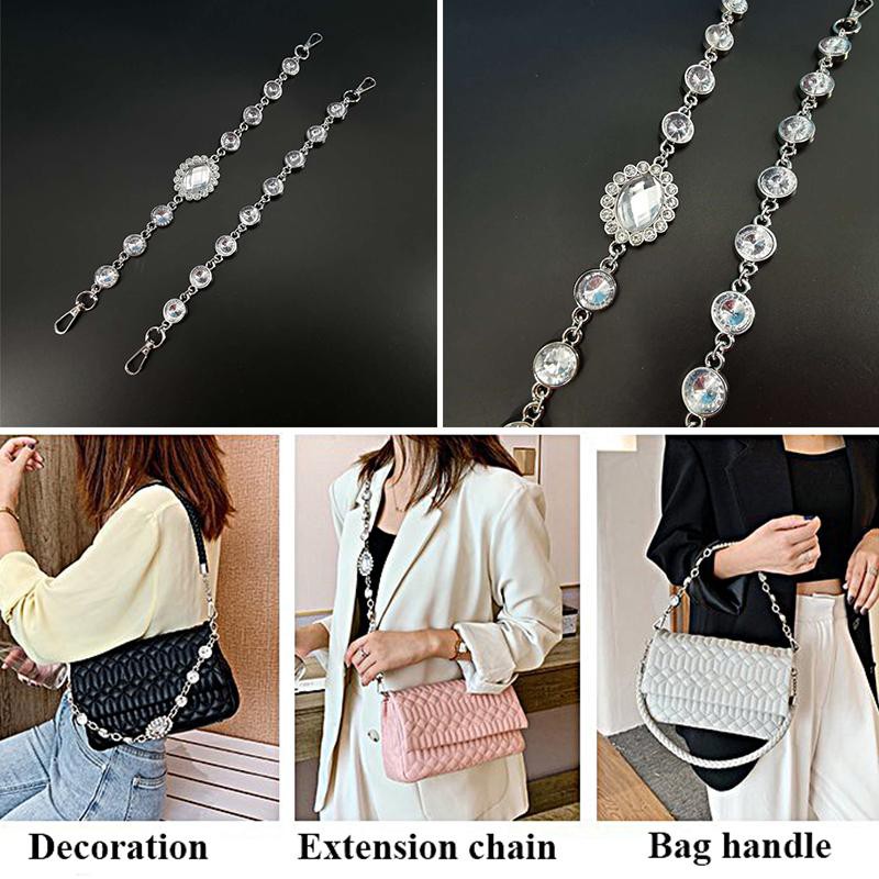 Chuỗi dây đính đá xinh xắn cho túi xách