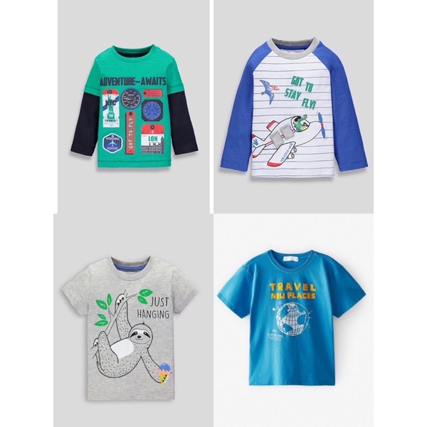 Áo thun Zara bé trai vợt Sale