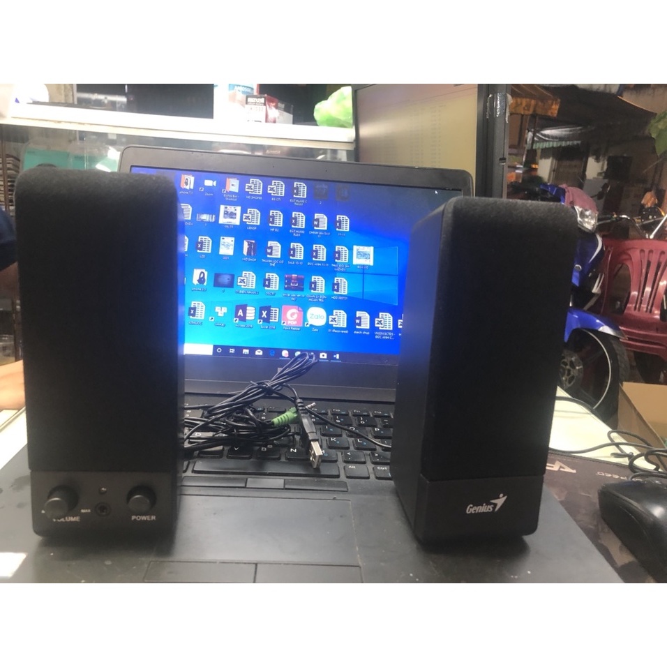 Loa Vi Tính 2.0 Genius Sp-S110-Âm Thanh Vượt Trội, Thiết Kế Nhỏ Gọn, Bảo Hành 12 Tháng