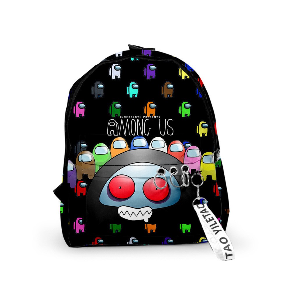 Balo in họa tiết 3D cá tính thời trang