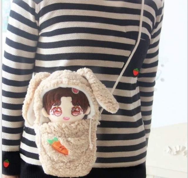 Túi đeo chéo đựng doll 20cm (outfit doll)