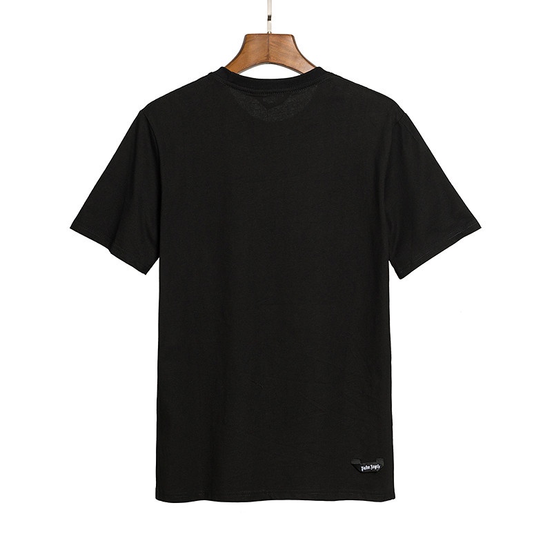 Bán Chạy Nhất Áo Thun Cotton Tay Ngắn Dáng Rộng In Hình Cây Dừa Hoàng Hôn / Hoàng Hôn Kích Thước Lớn Unisex