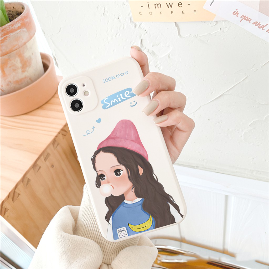 Ốp lưng iphone Chuppy cạnh vuông 6/6plus/6s/6splus/7/7plus/8/8plus/x/xs/11/12/13/14/pro/max/promax/plus/shin/case/mini