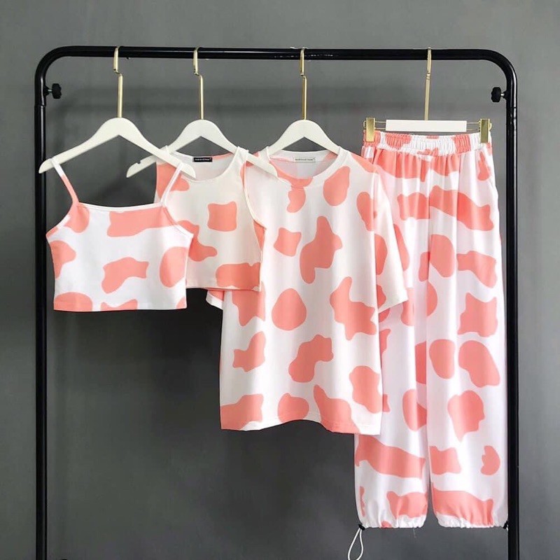 Set Bò Sữa Hottrend Xinh Xắn Ảnh Thật