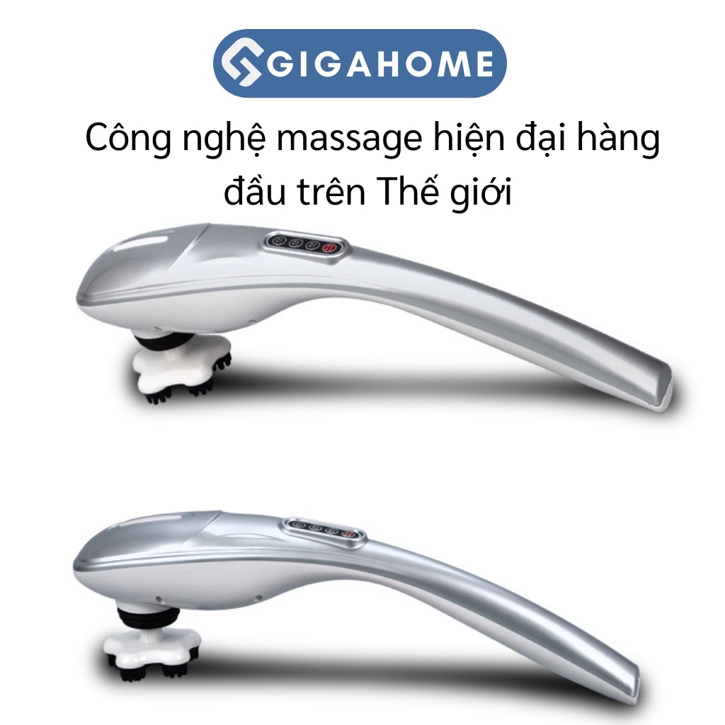 Máy Massge Đấm Bóp Cầm Tay GIGAHOME 5 Đầu Thay Thế, Giảm Mệt Mỏi Toàn Thân 7983