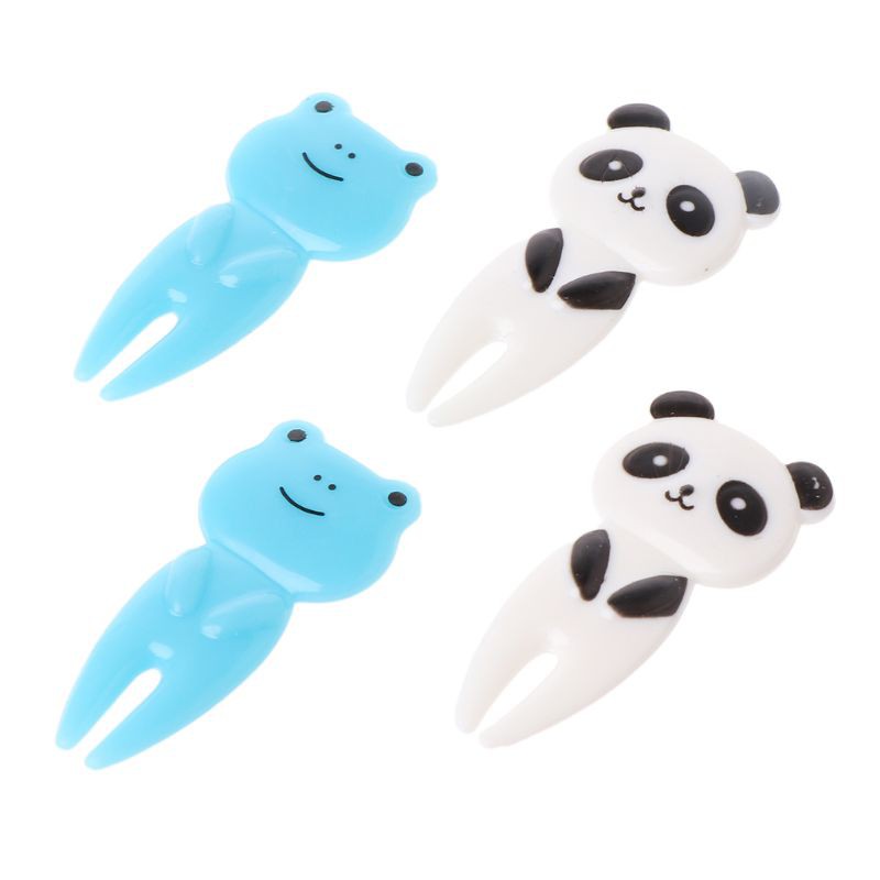 VA Mini Kawaii Animal Farm Cartoon Fork Fruit Toothpick