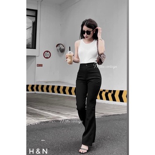 Quần vải ống loe