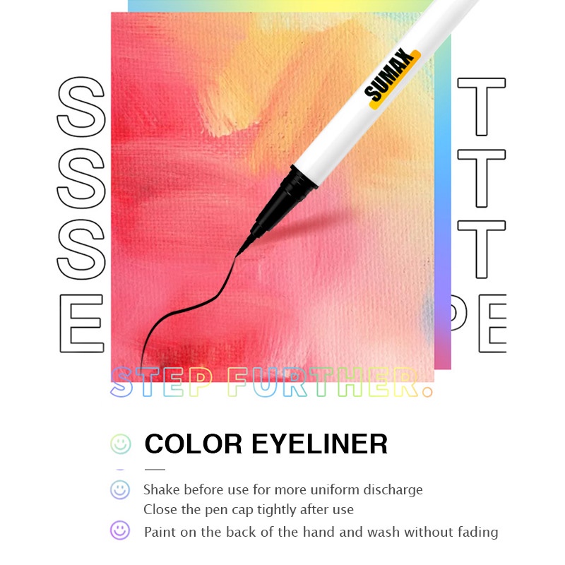 kẻ mắt dạng lỏng SUMAX 10g lâu trôi không thấm nước và không bị vón màu