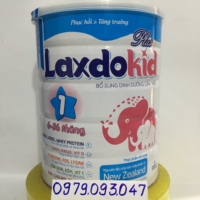 Sữa Laxdokid 1 - 900g date: 2021