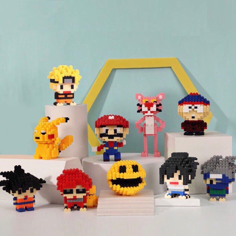 Đồ chơi lắp ráp sáng tạo Super Mario Lắp Ráp Mô Hình 3D decor Hottrend