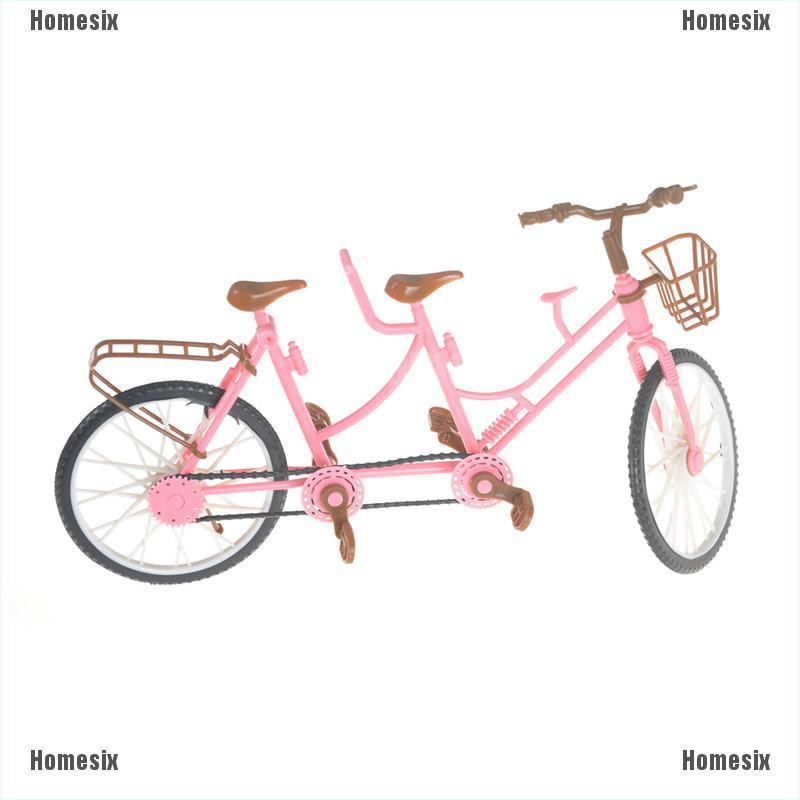 [HoMSI] Tandem Bicycle Bike For Kelly &amp; Ken Doll Outdoor Accessories SUU