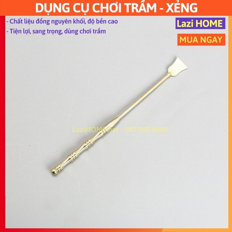 Trầm hương [HÀNG CAO CẤP], dụng cụ đốt trầm hương, tạo hình chất liệu đồng nguyên chất - Nâng tầm chơi trầm