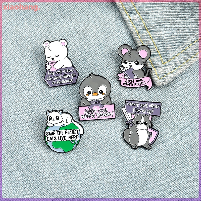 Ghim cài áo hình động vật dễ thương cho bé