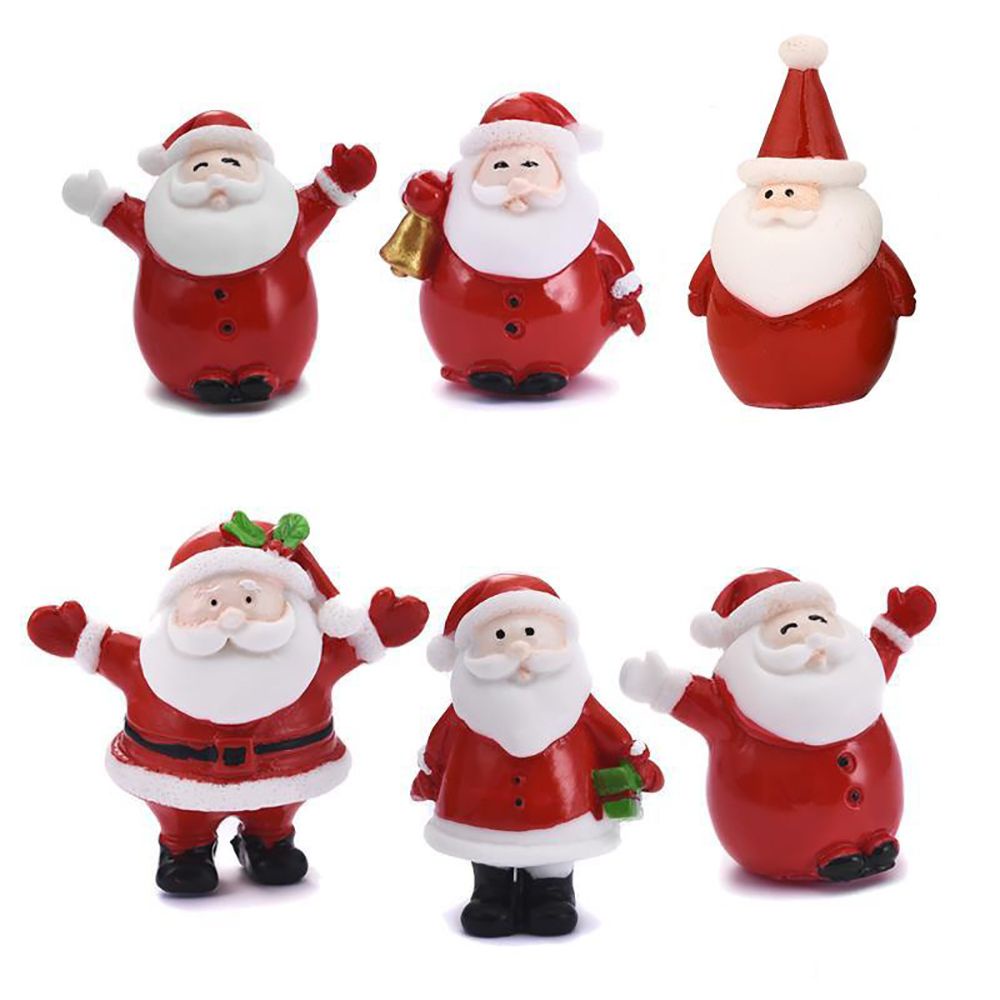 Mô hình ông già noel mini dùng trang trí giáng sinh DIY